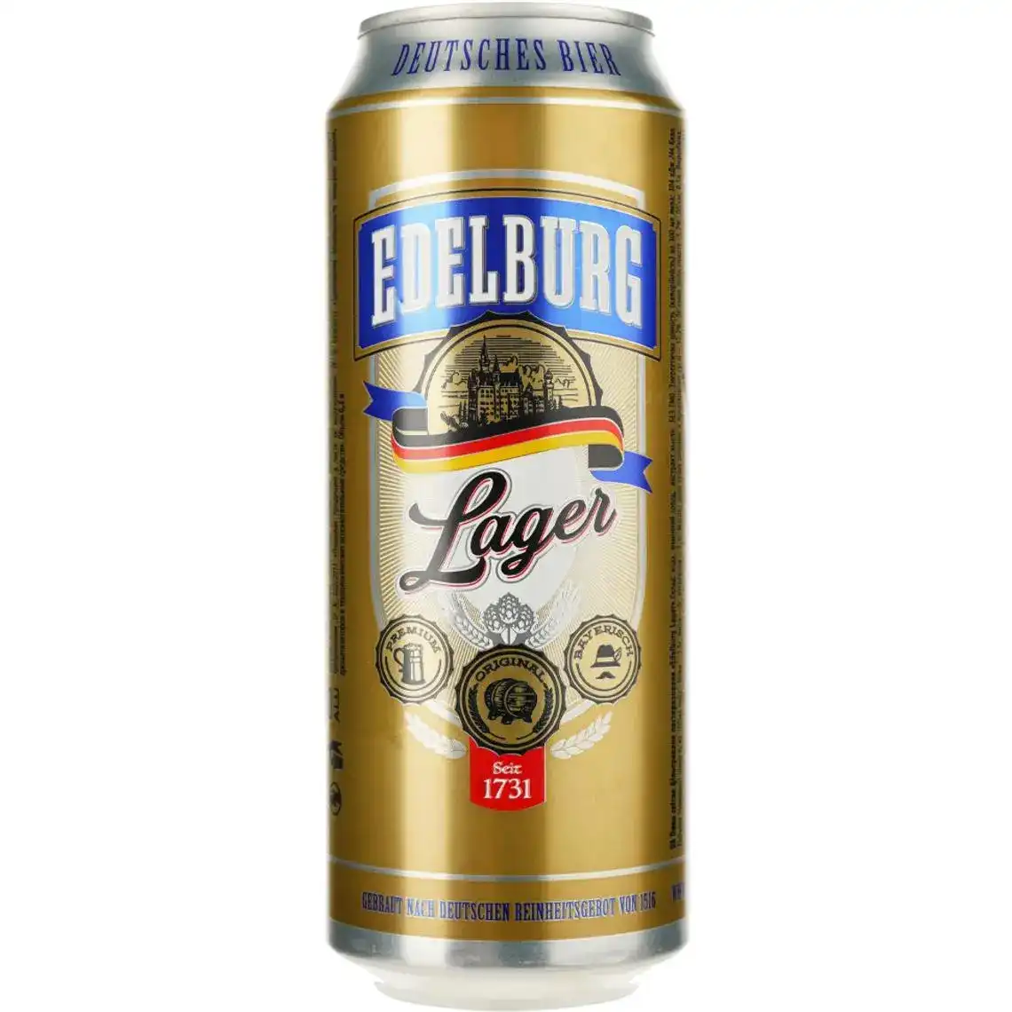 Пиво Edelburg Lager світле 0.5 л 