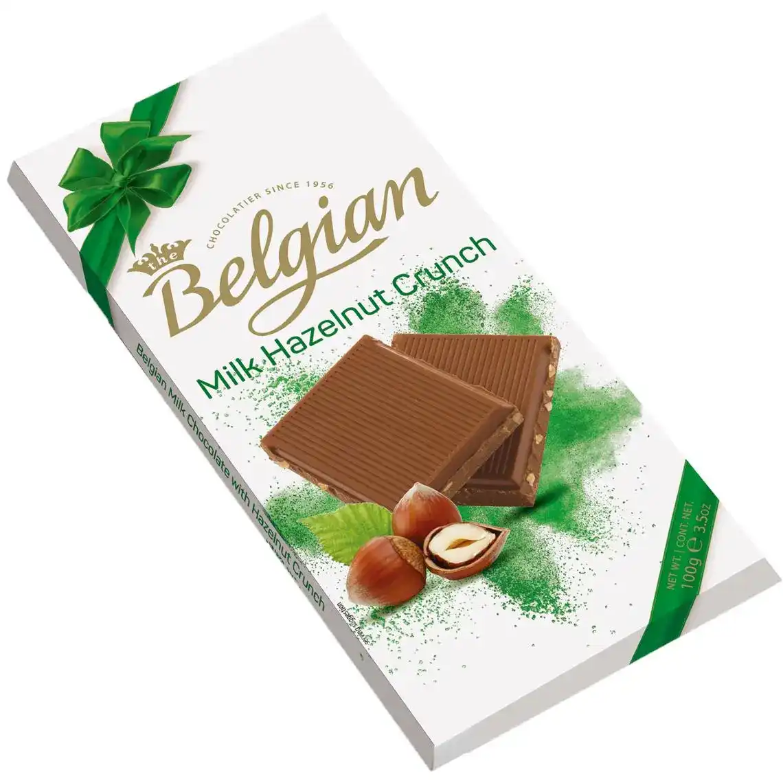 Шоколад Belgian молочний з лісовим горіхом 100 г