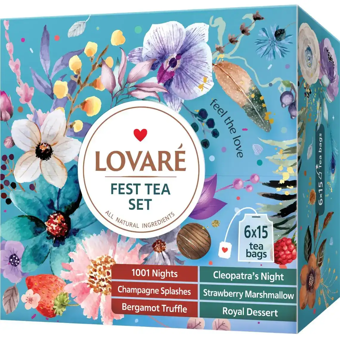 Набір чаїв Lovare Fest tea 90*1,8 г