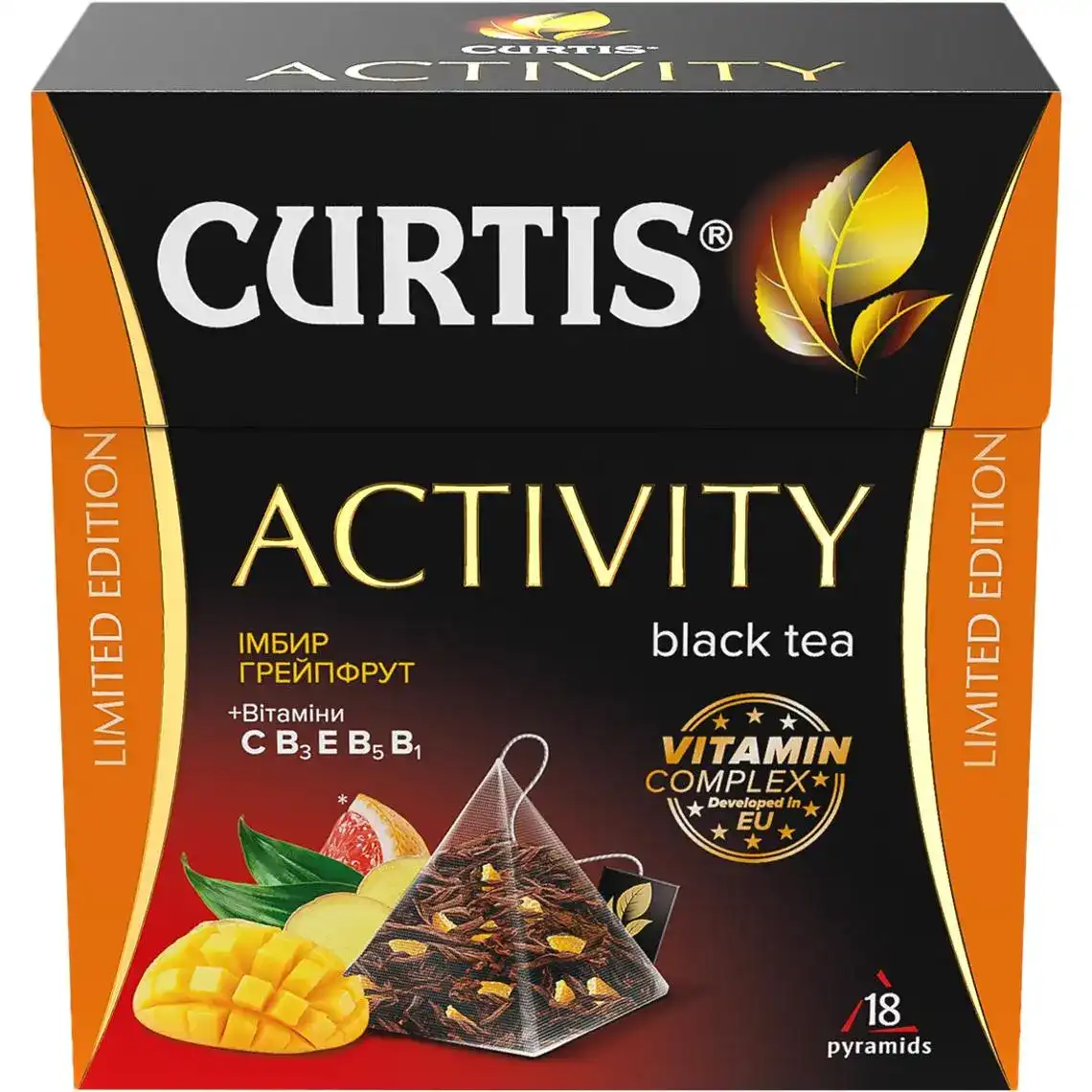 Чай Curtis Activity Black Tea 18х1.8 г