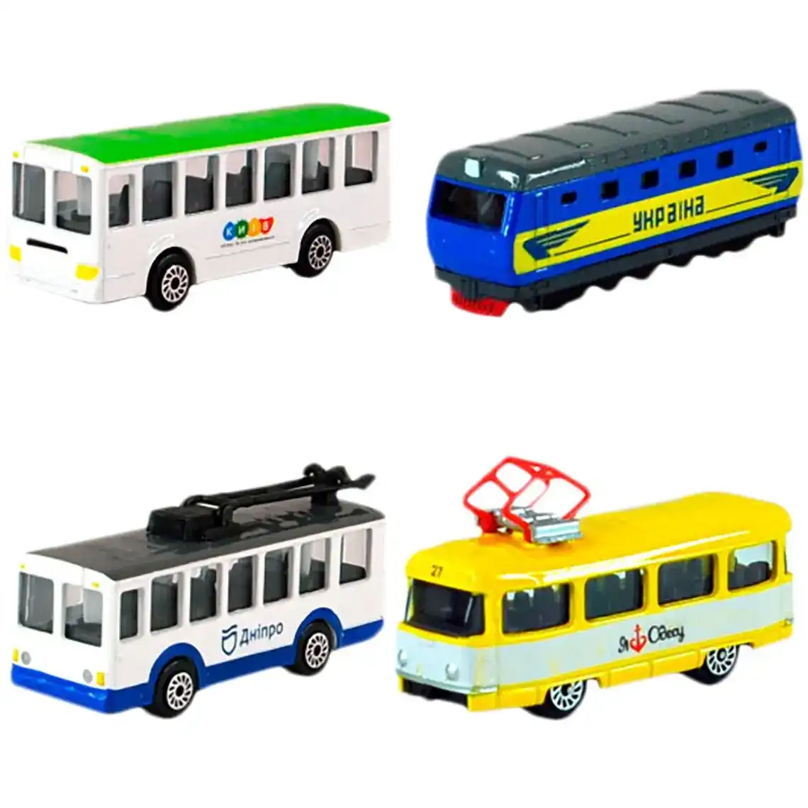 Міні-моделі службовий та міський транспорт TechnoPark в асортименті
