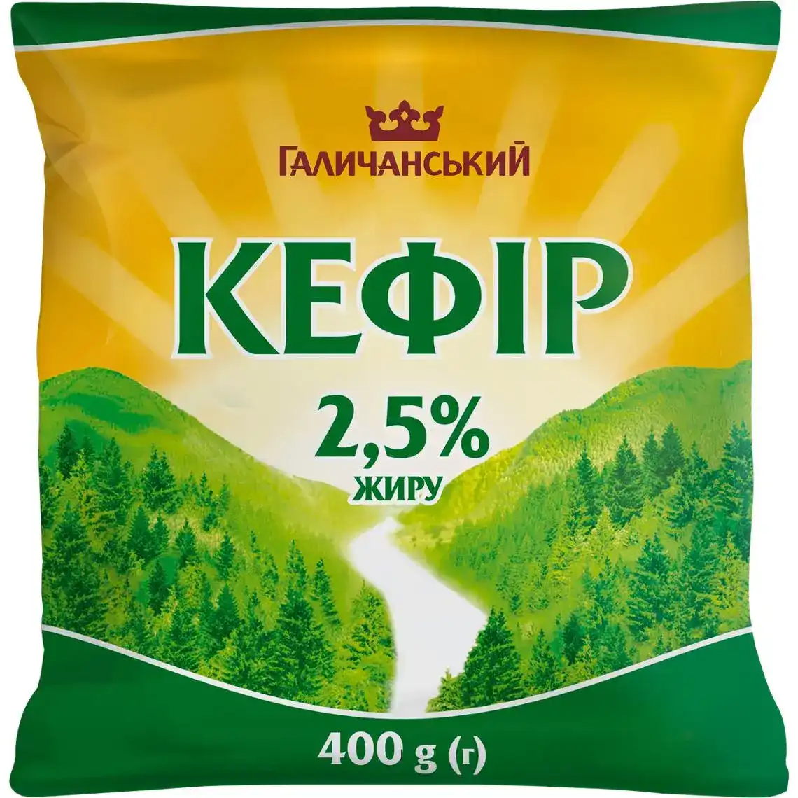 Кефір Галичина 2.5% 400 г