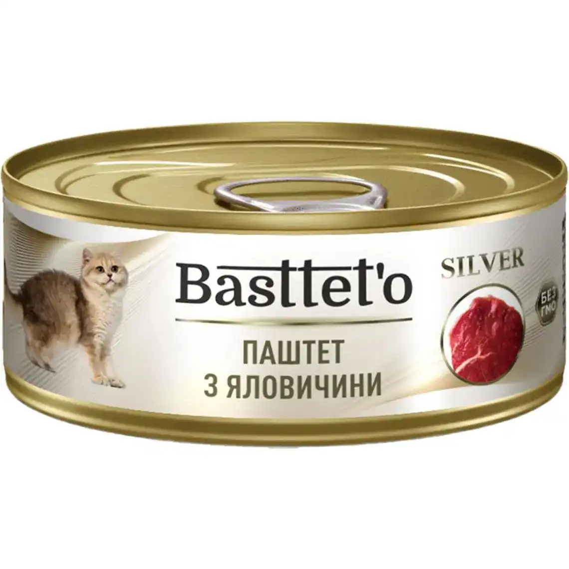 Паштет Bastteto для котов из говядины 85 г
