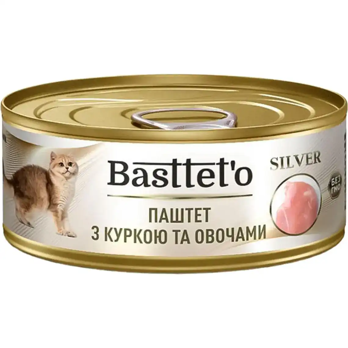 Паштет Bastteto для котов с курицей и овощами 85 г