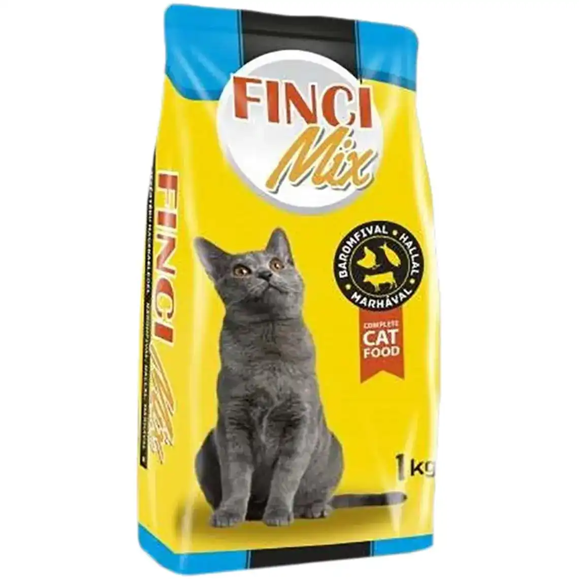 Корм Finsі Mix для котів сухий з куркою, рибою та яловичиною 1 кг