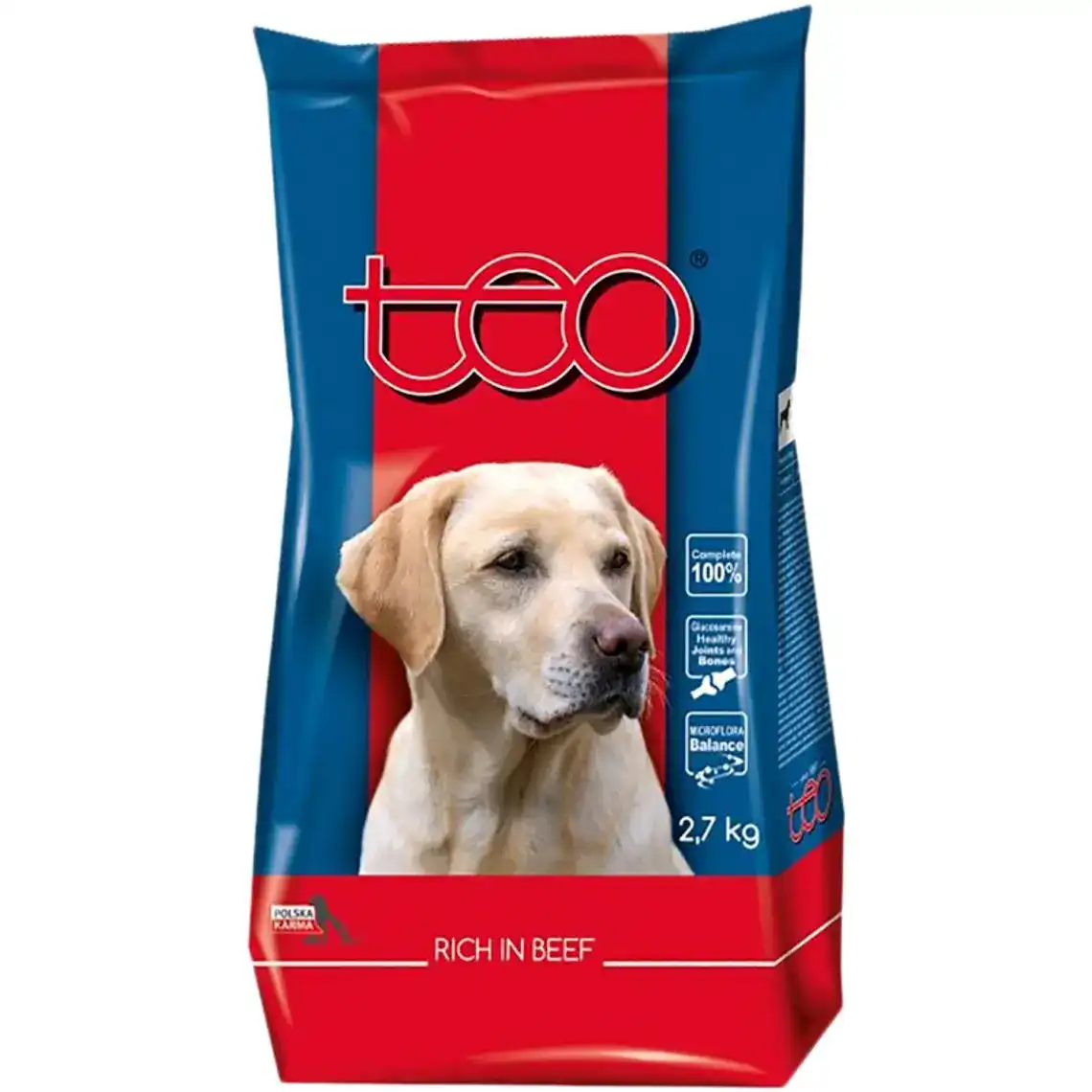 Корм TEO для собак із яловичиною сухою 2.7 кг