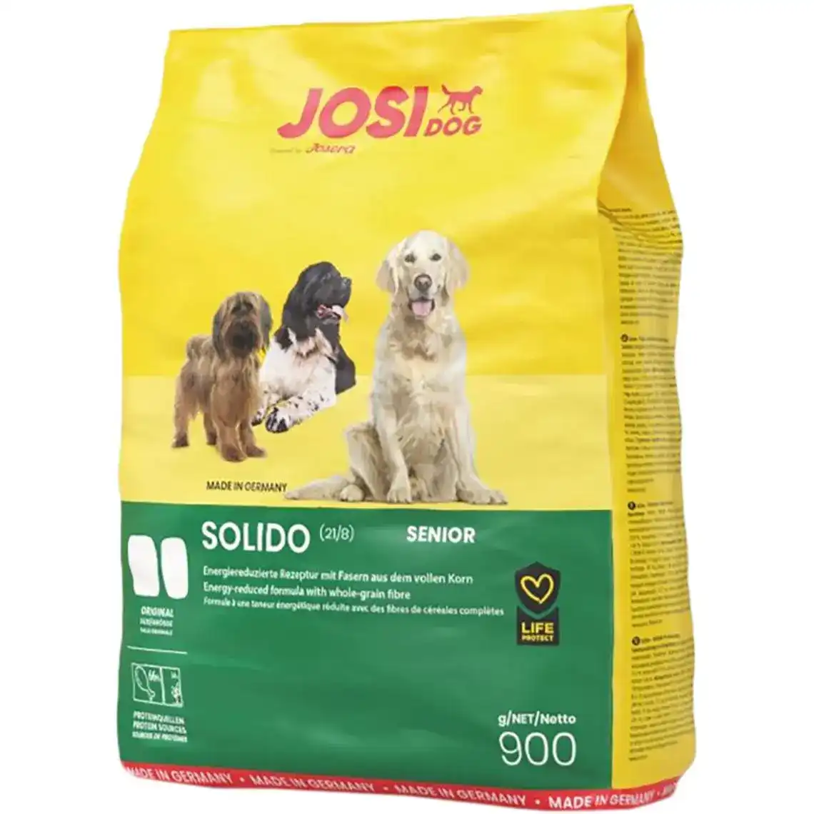 Корм Josera JosiDog Solido Adult для літніх собак з м'ясом домашньої птиці сухий 900 г