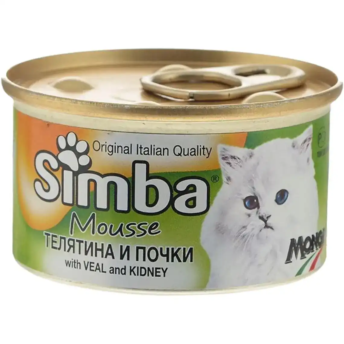 Консерви Monge Simba для котів з телятиною 85 г