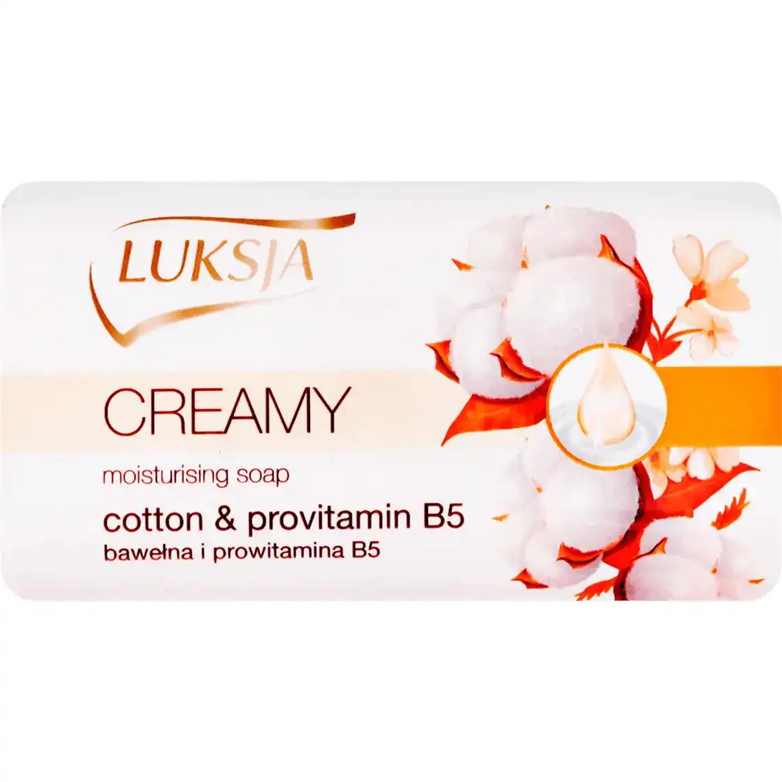 Крем-мило Luksja Cotton milk & provitamin B5 90 г