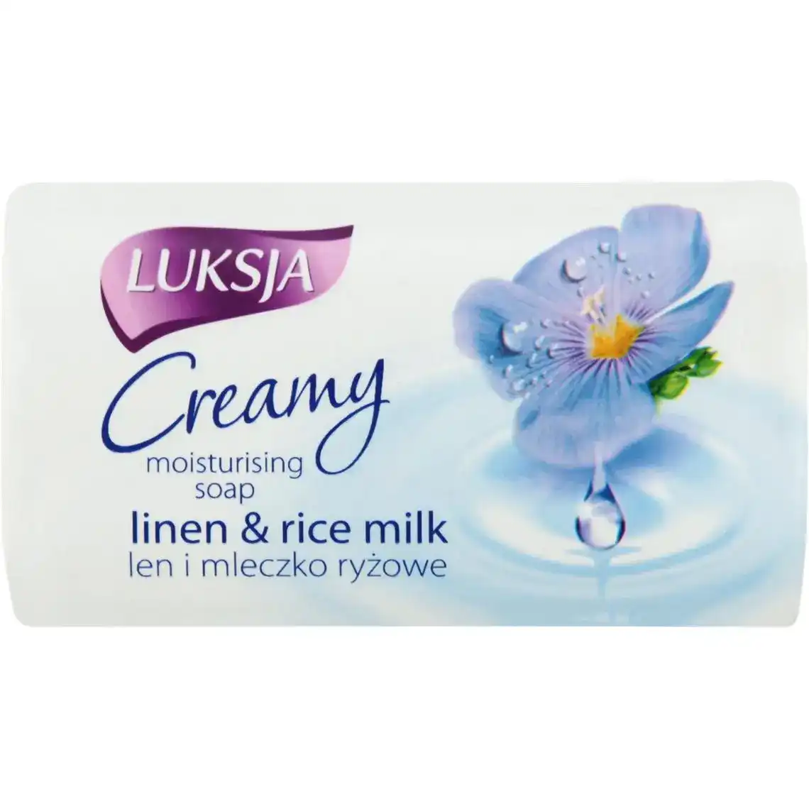 Крем-мило Luksja Linen & rice milk 90 г