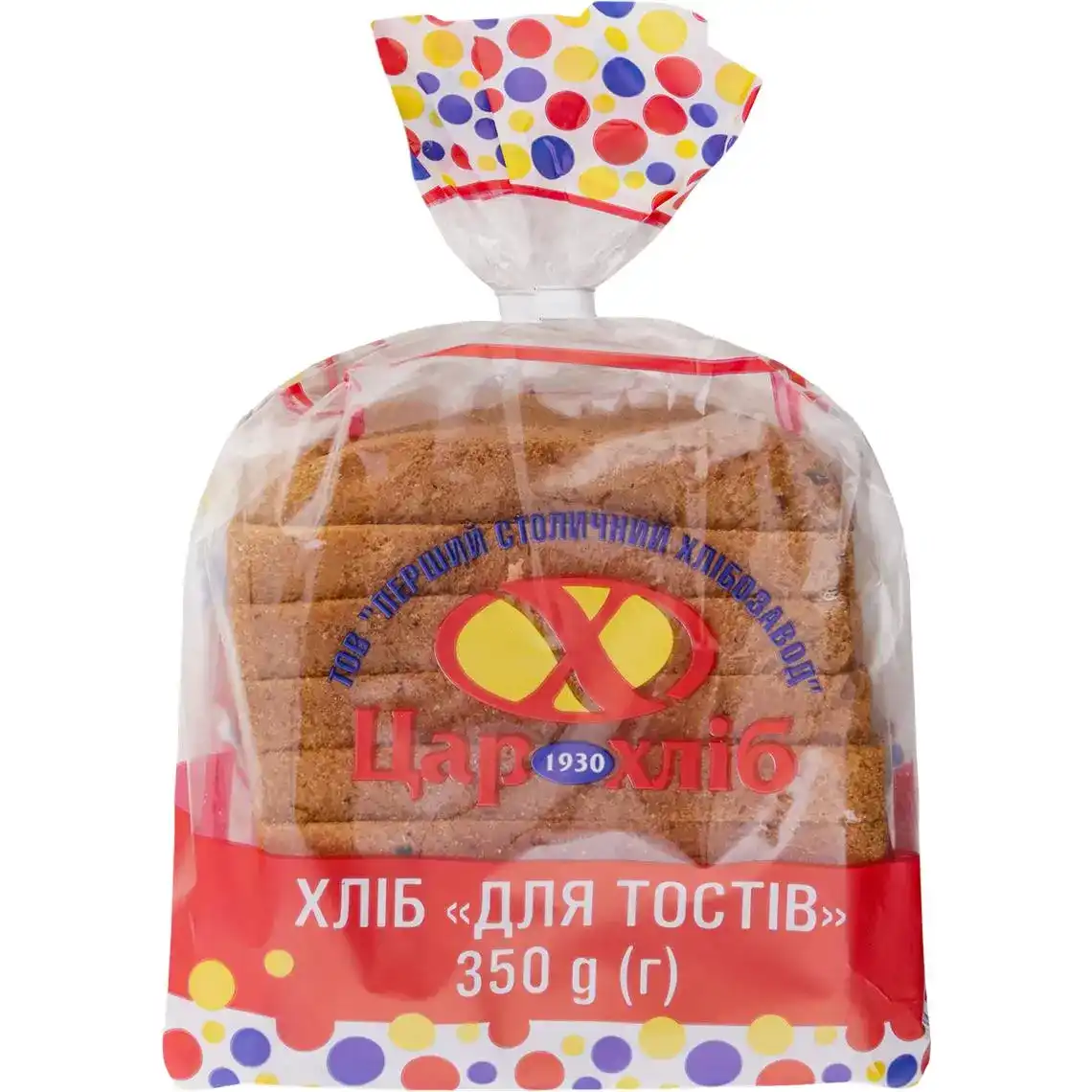 Хліб Цар Хліб тостовий нарізний 350 г