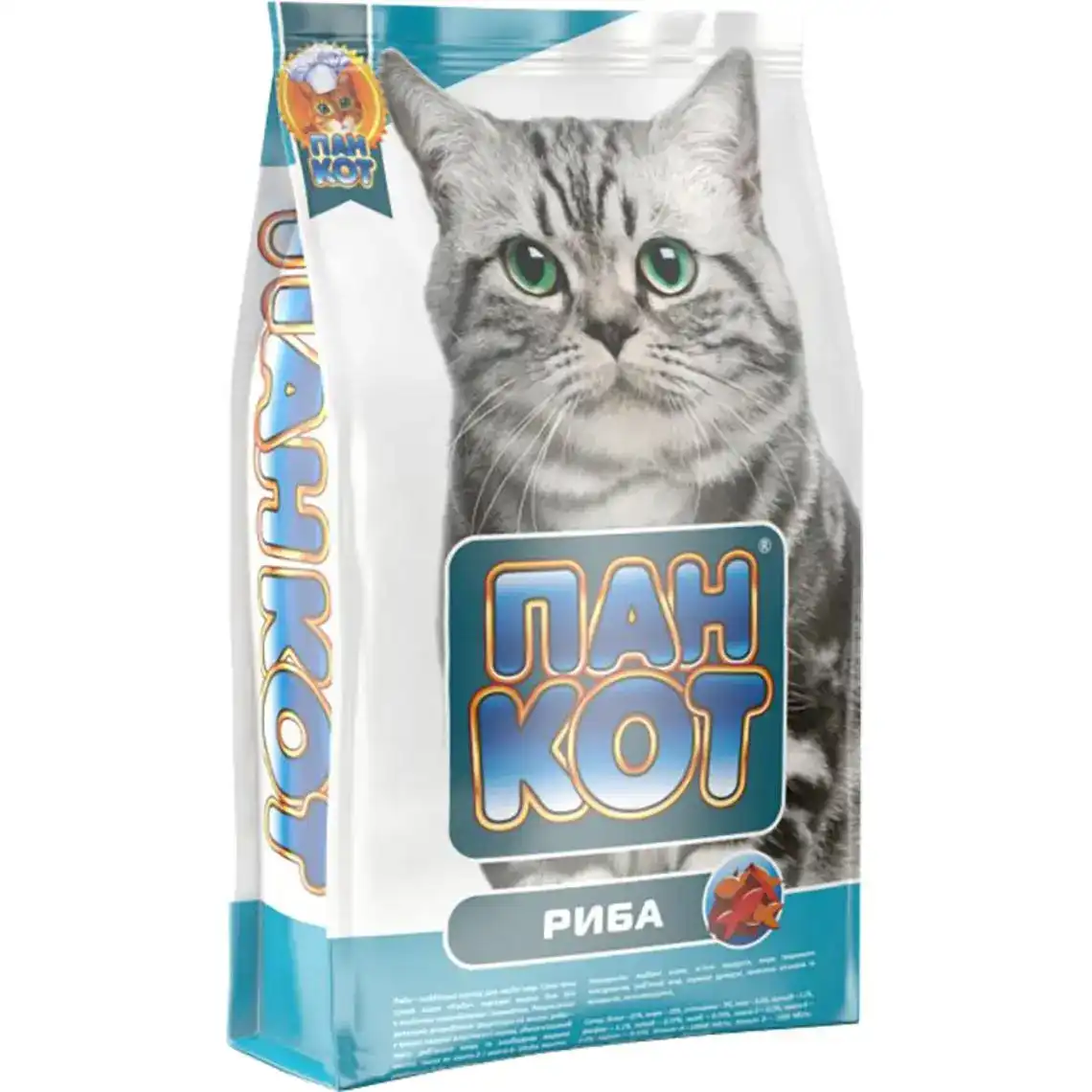Сухий корм для кішок Пан Кіт Ріба 400 г