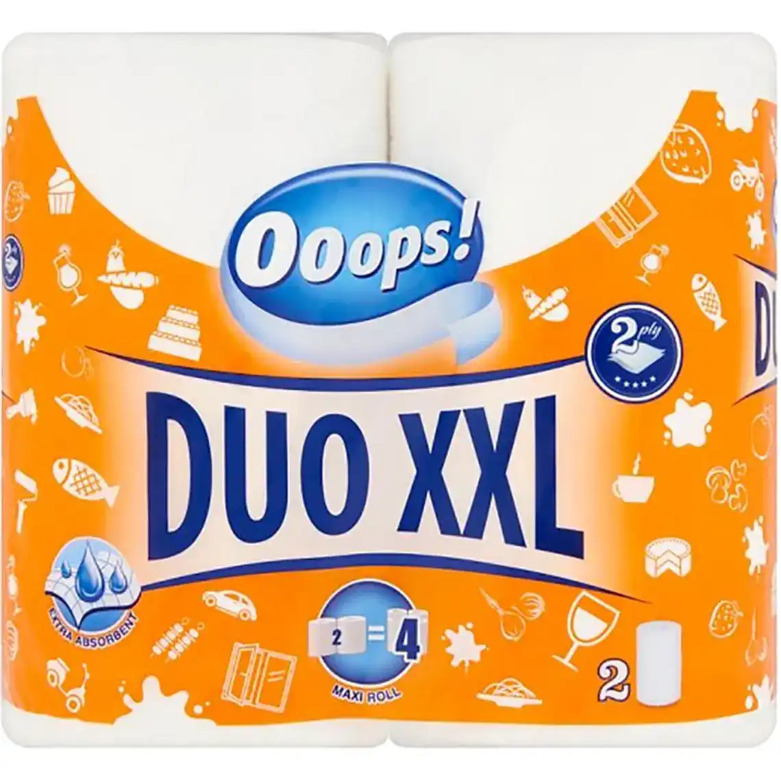 Рушник паперовий Ooops! Duo XXL 2-х шаровий 2 шт.