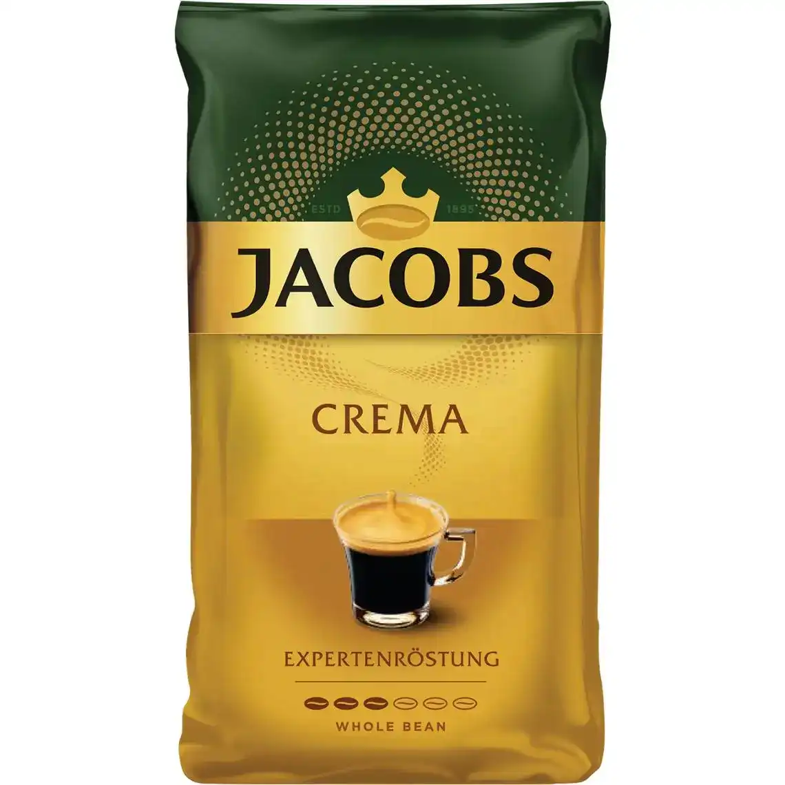 Кава в зернах Jacobs Crema 500 г