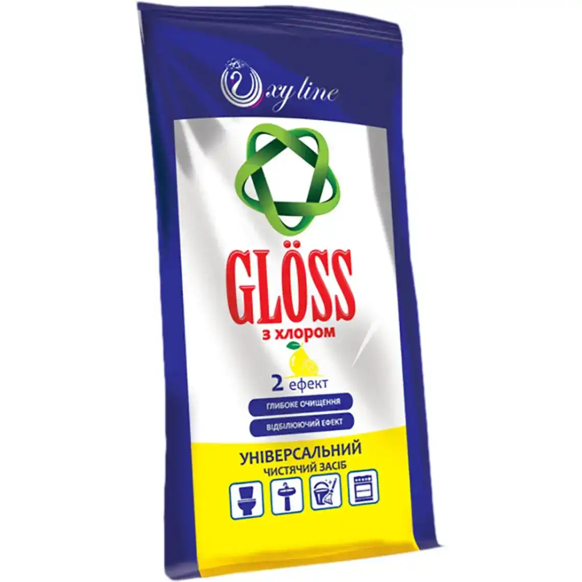 Універсальний чистячий засіб GLOSS з хлором 400 г