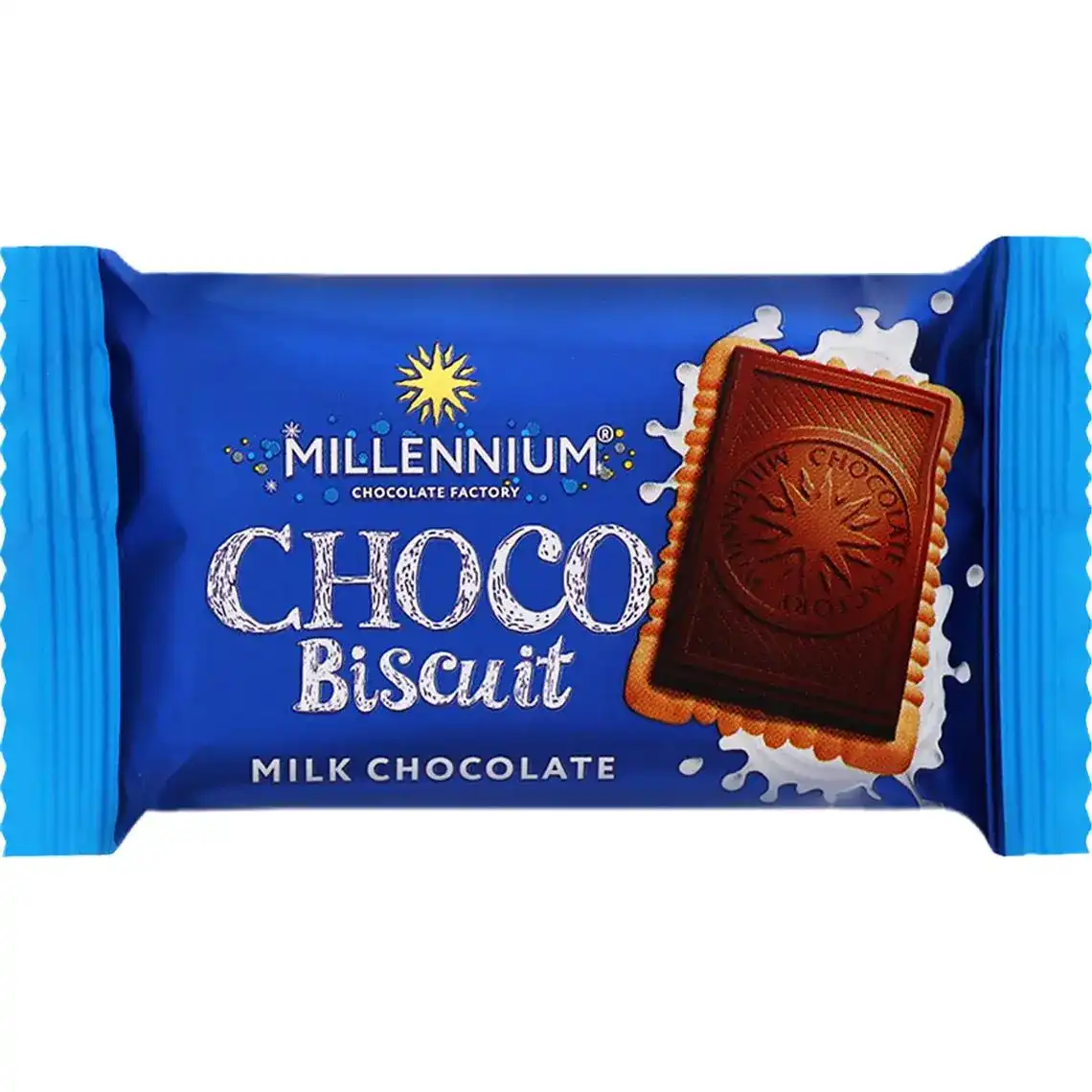 Шоколад Millennium Choco Biscuit молочний з печивом 15 г