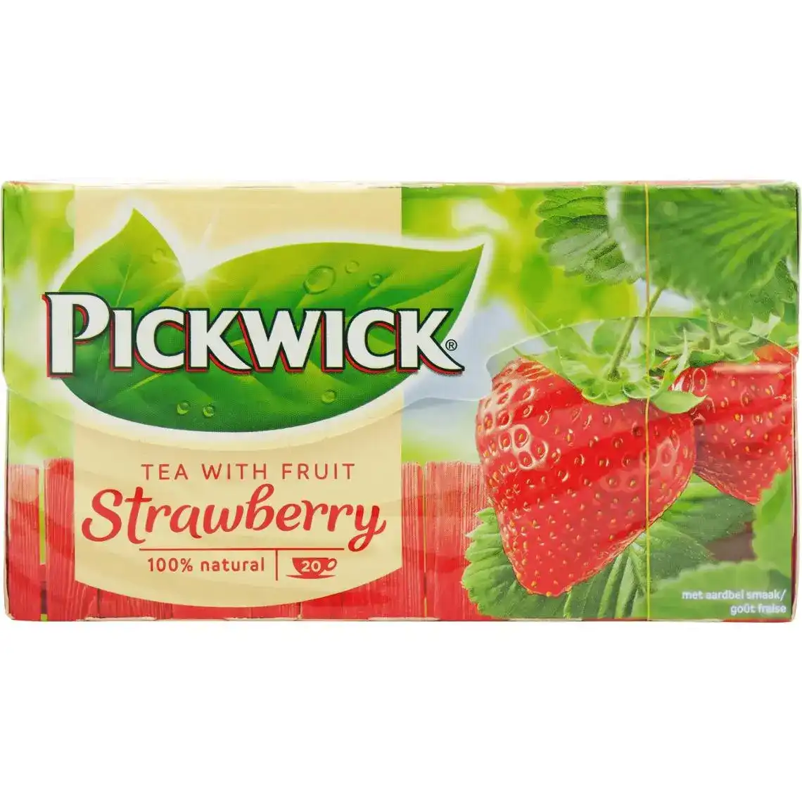 Чай чорний Pickwick Strawberry 20 х 1.5 г