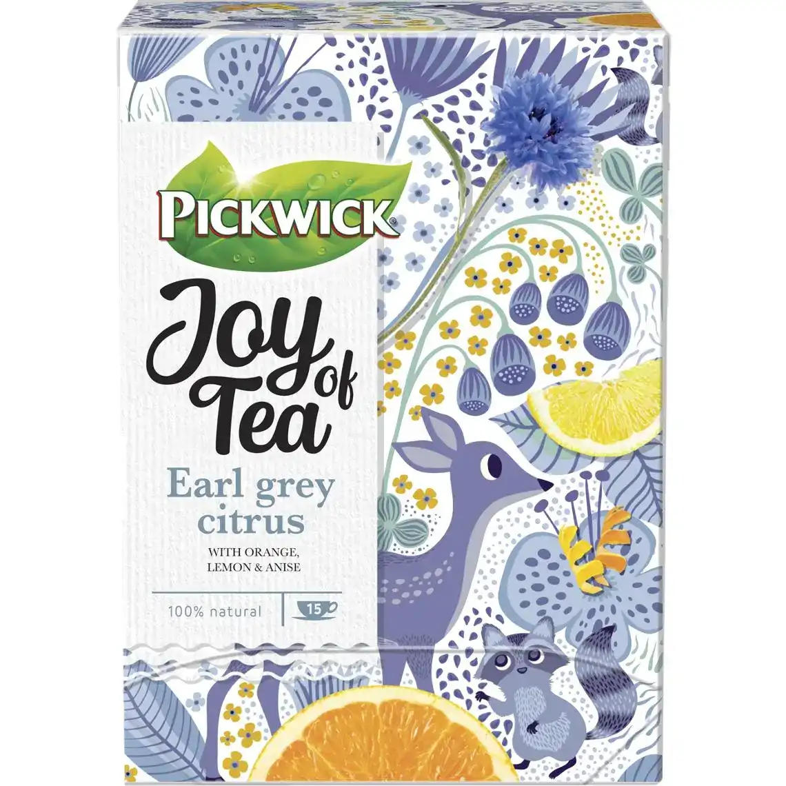 Чай чорний Pickwick Joy of Tea Earl Grey Citrus 15 х 1.75 г