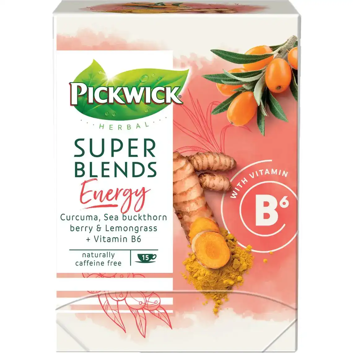 Чай Pickwick Super Blends Energy 15 х 1.5 г