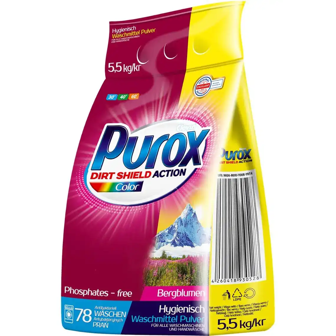 Порошок для прання Purox Color 5.5 кг