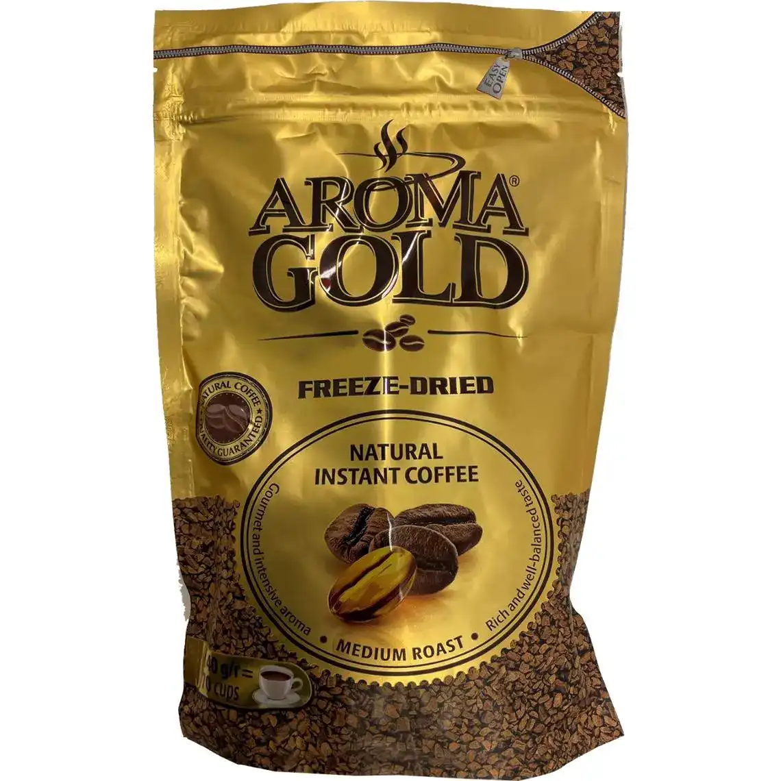 Кава розчинна Aroma Gold 140 г