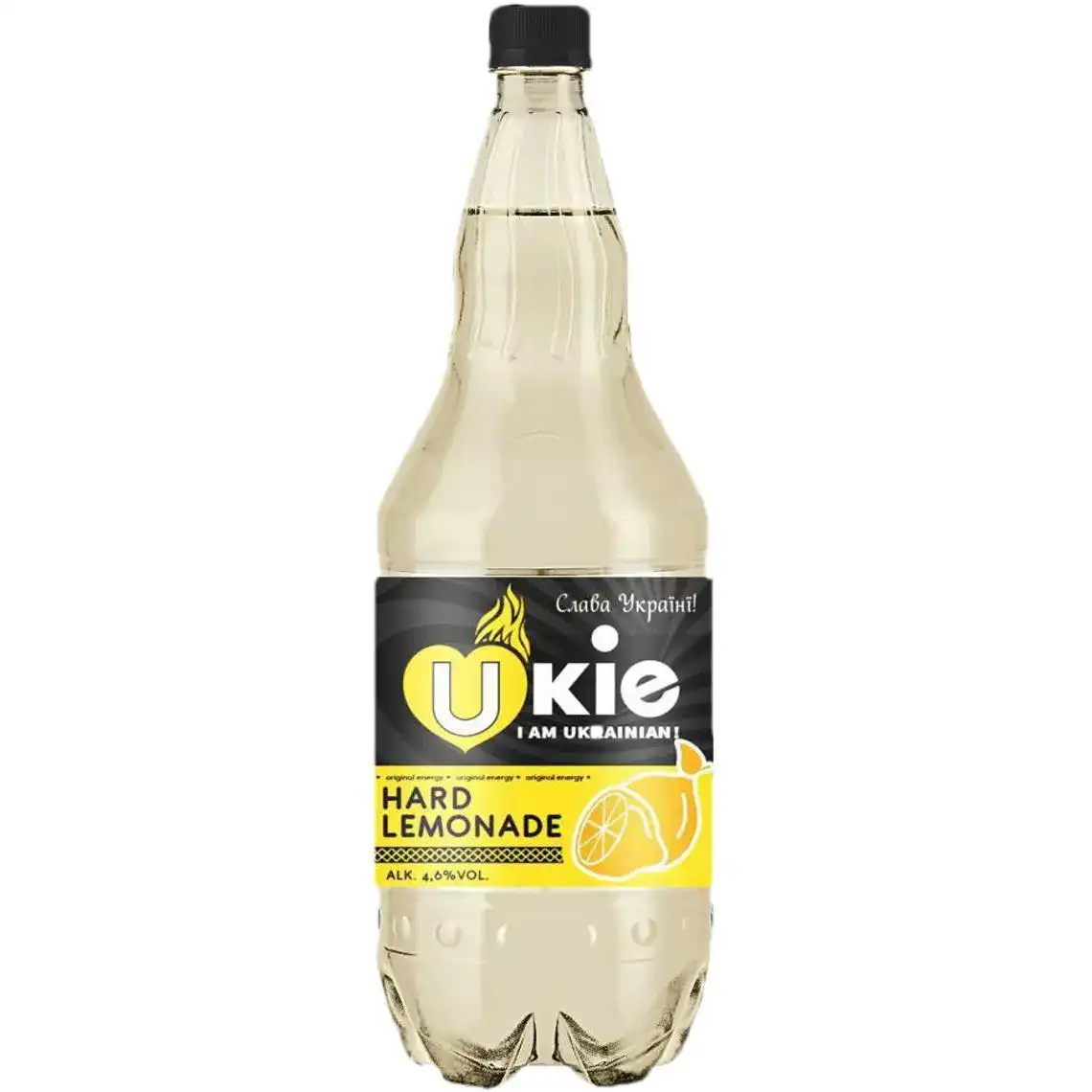 Пиво Ukie Хард Лимонад Лимон 4.6% 1.2 л