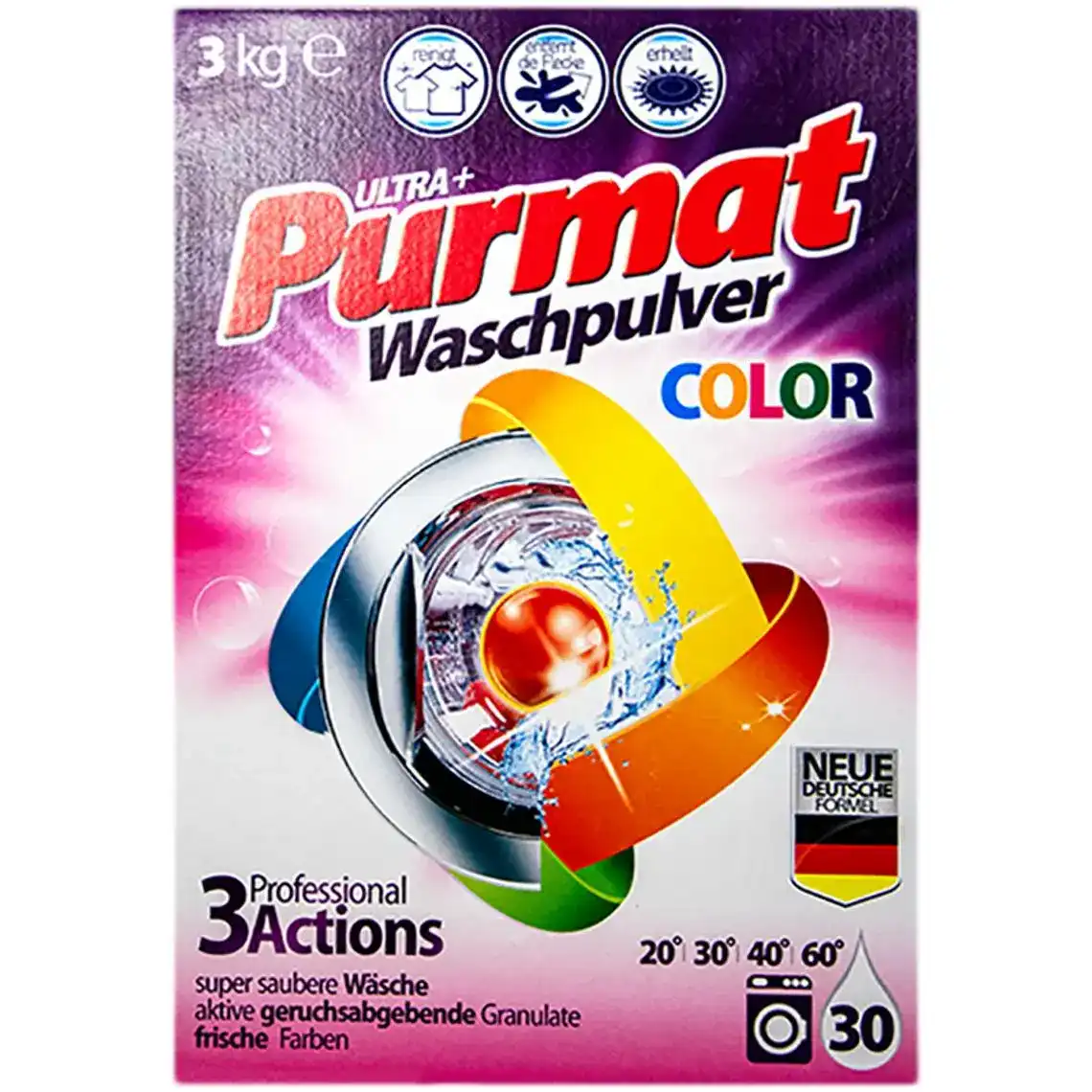 Пральний порошок Purmat Color автомат 3 кг