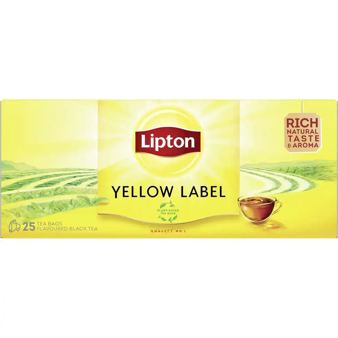 Чай Lipton Yellow Label чорний 25 х 2 г
