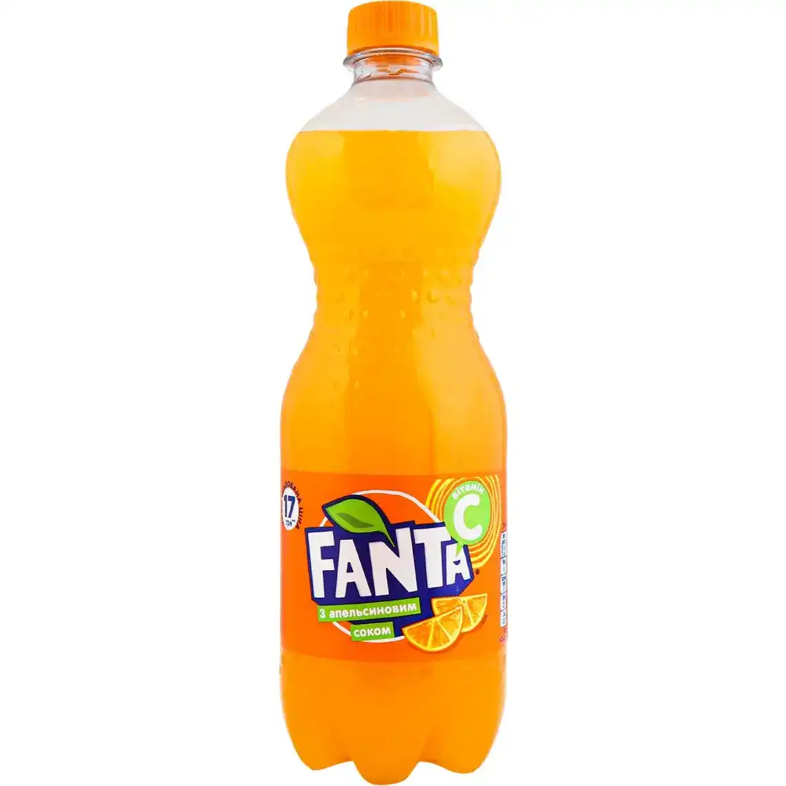 Напій Fanta Апельсин сильногазований соковмісний 0.75 л
