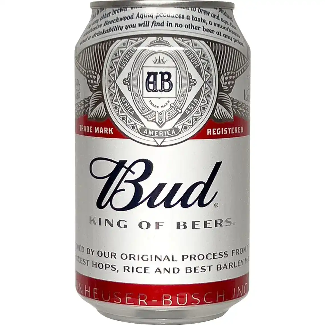Пиво Bud світле фільтроване 4.8% 0.33 л