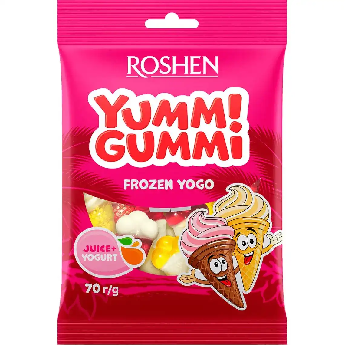 Конфеты Roshen Yummi Gummi Frozen Yogo 70 г