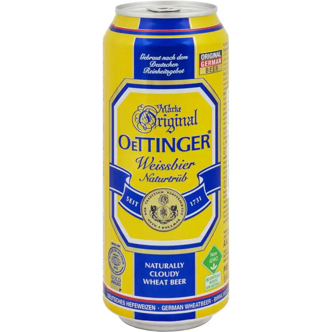 Пиво Oettinger Weissbier 4.9% 0.5 л
