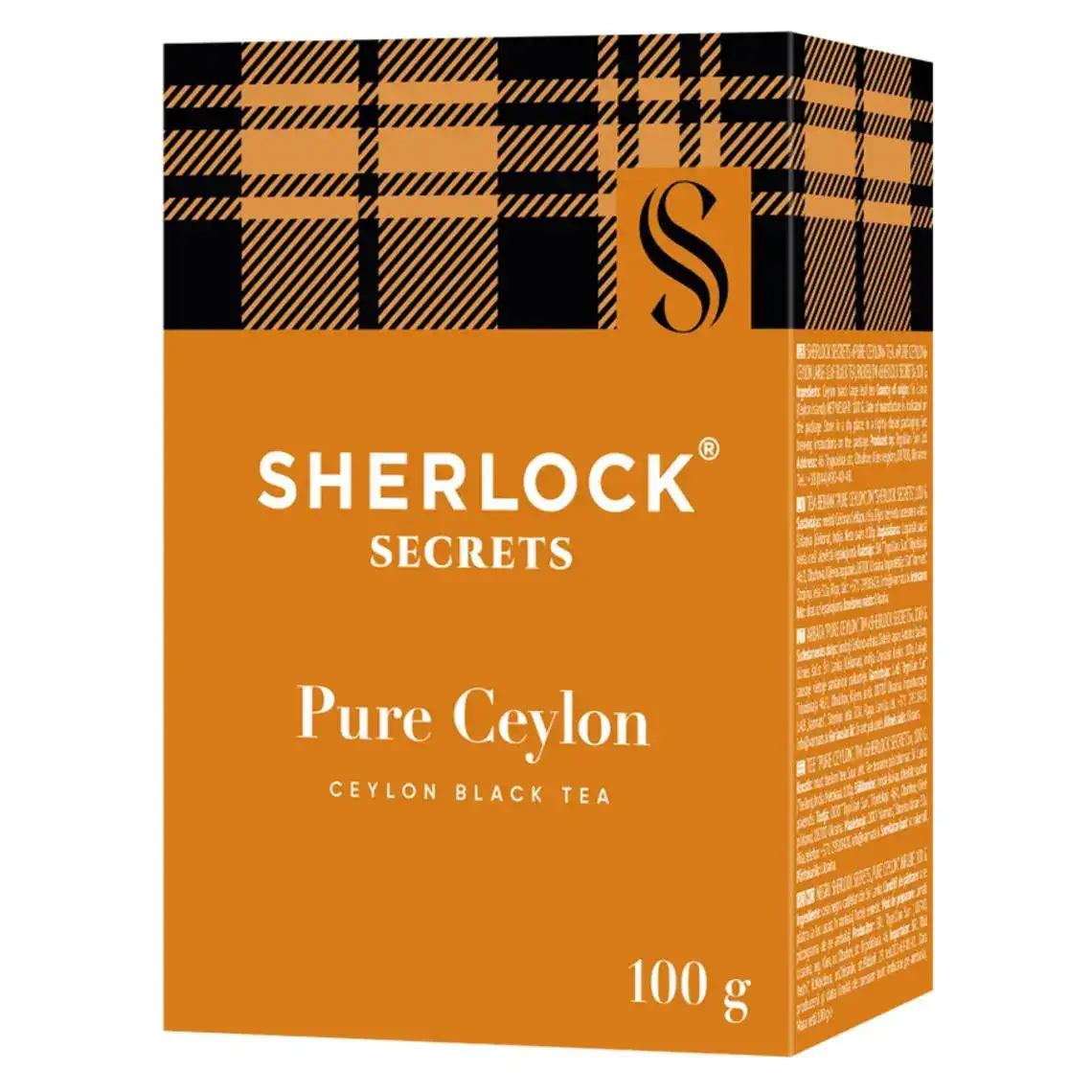 Чай Sherlock Secrets Pure Ceylon чорний 100 г