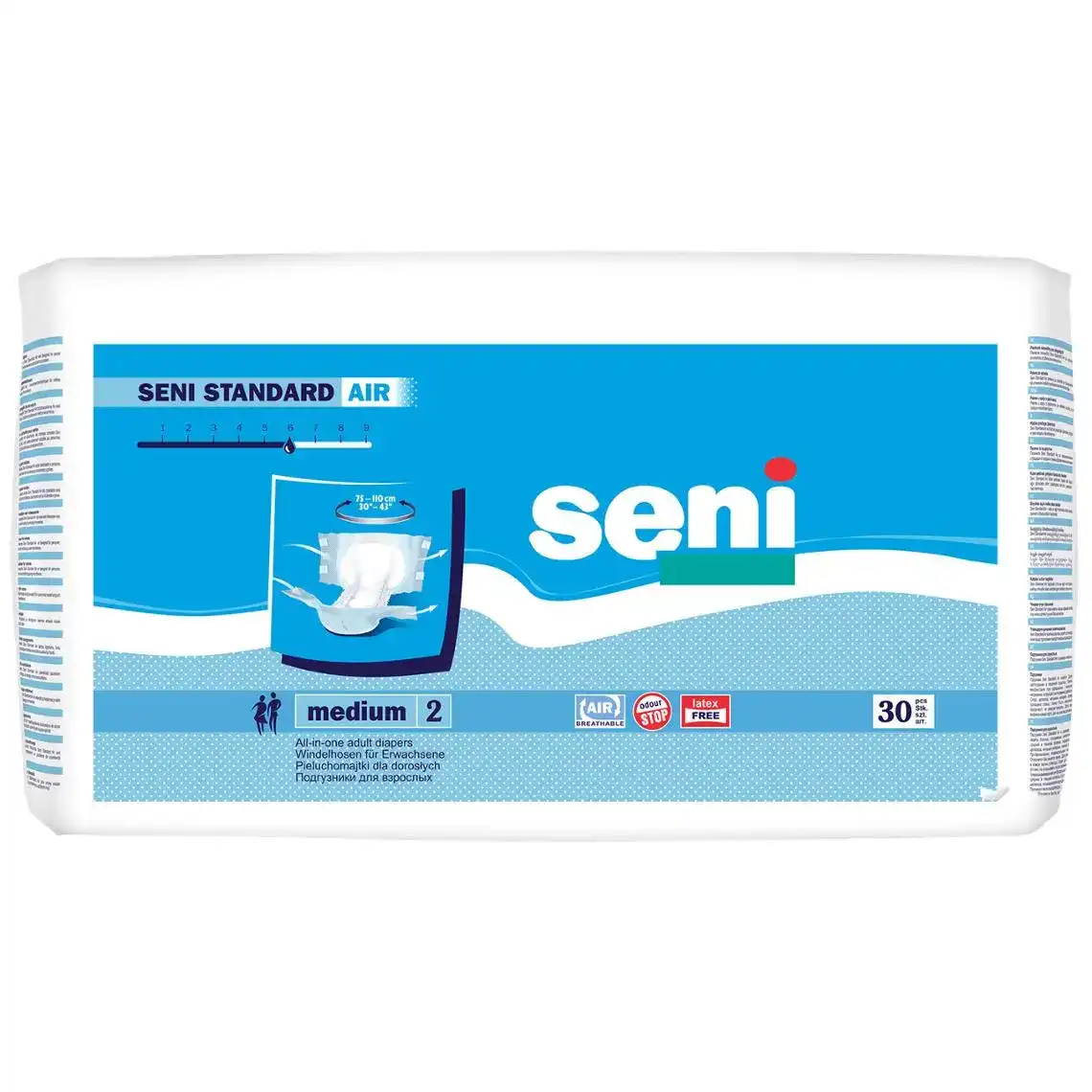 Підгузники Seni Standart Air medium для дорослих 30 шт.