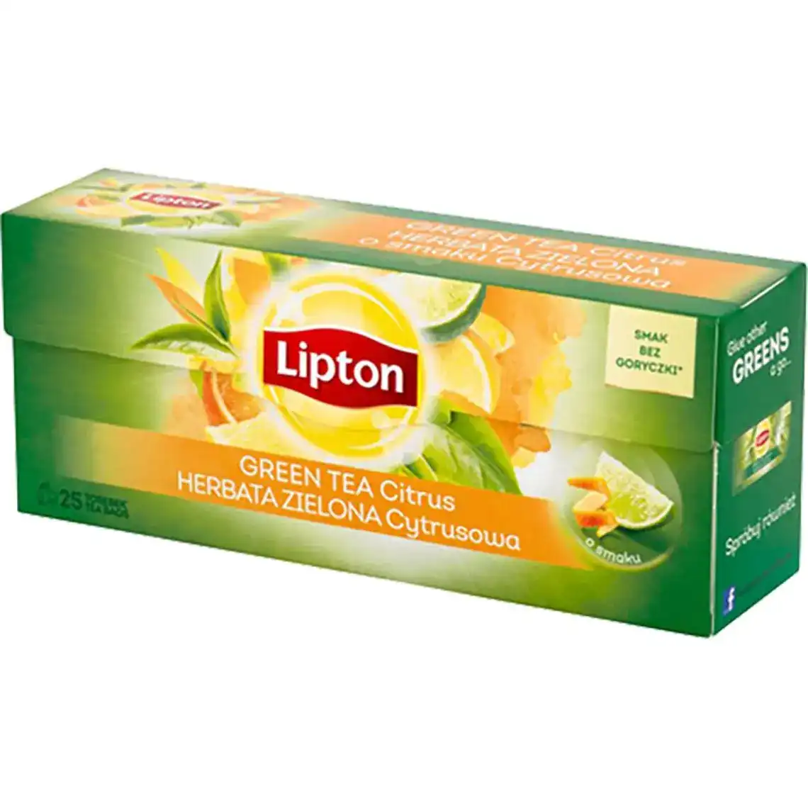 Чай зелений Lipton Green Citrus 25х1.3 г