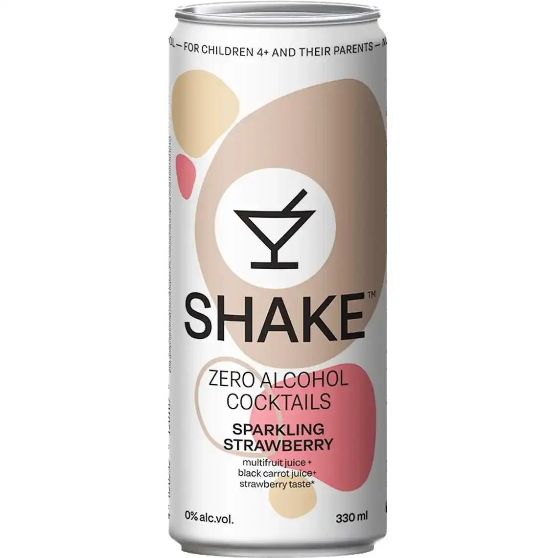 Напій Shake Sparkling Strawberry 0.33 л