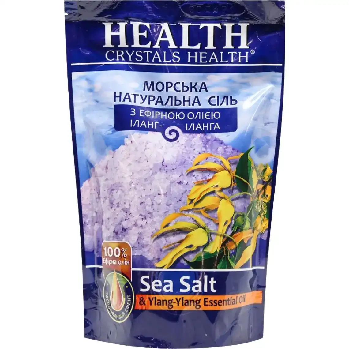 Сіль морська Crystals Health Іланг-Іланг натуральна для ванн 500 г