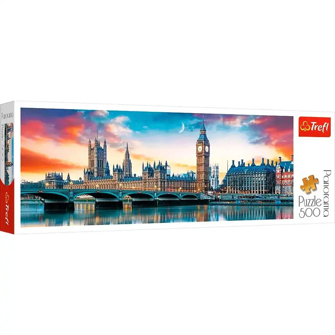 Пазли Trefl Панорама Біг-Бен і Вестмінстерський палац, Лондон 500 елементів