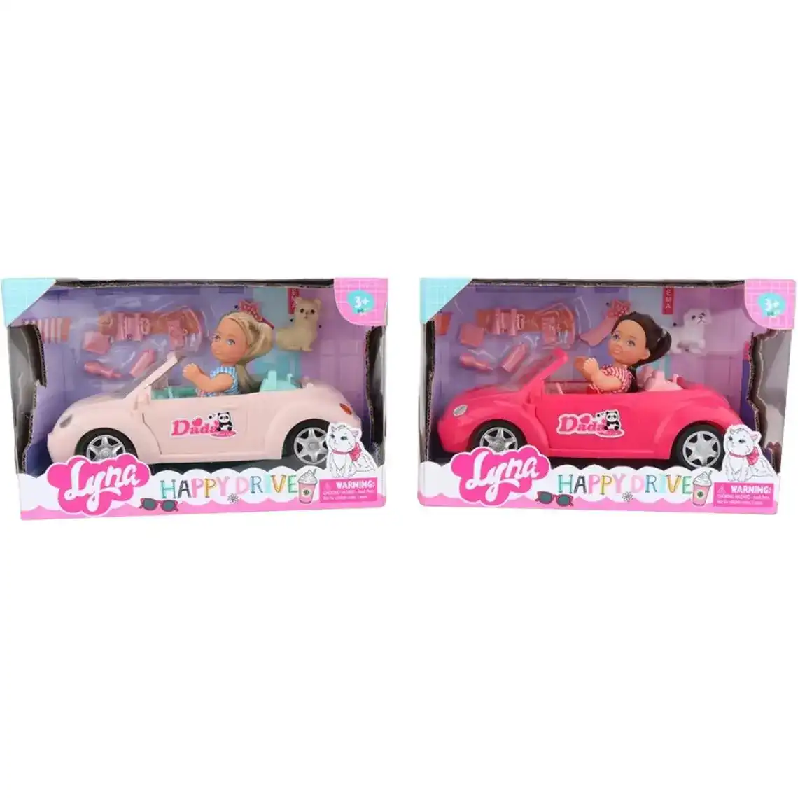 Набір ігровий Shantou Yisheng Лялька Лія в автомобілі для дітей від 3 років №4610 1 шт.