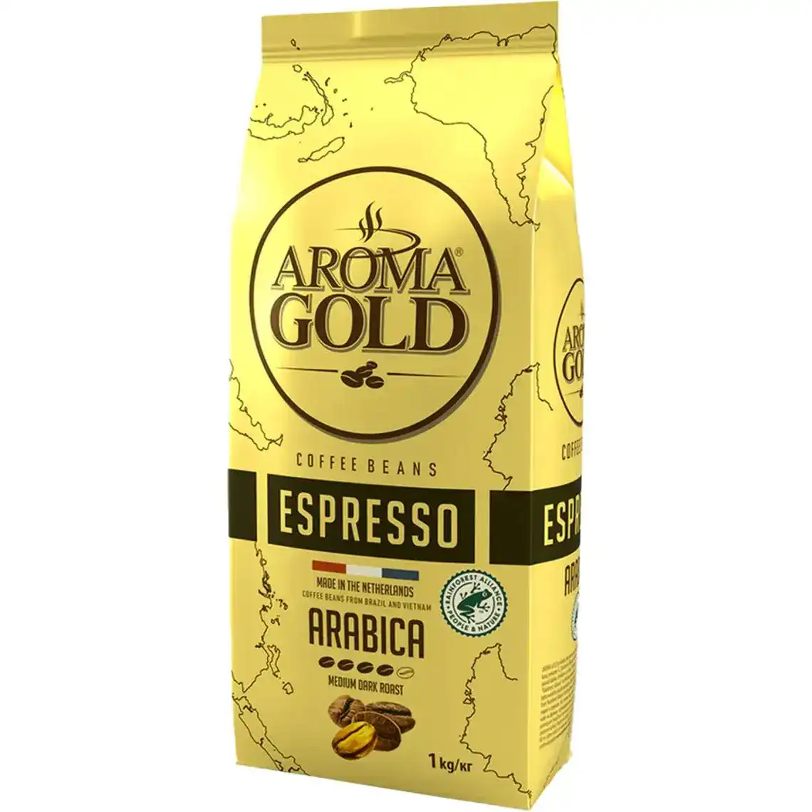 Кава Aroma Gold зернова Espresso 1 кг