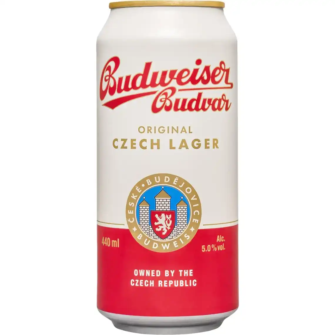 Пиво Budweiser Budvar світле 5% 0.44 л