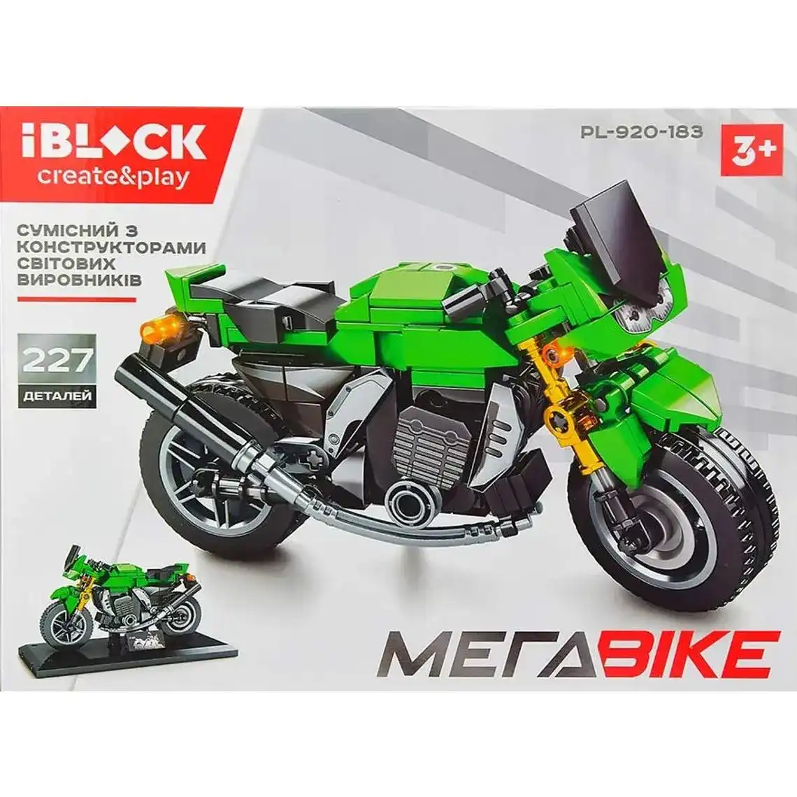 Іграшка Iblock конструктор мотоцикл в асортименті