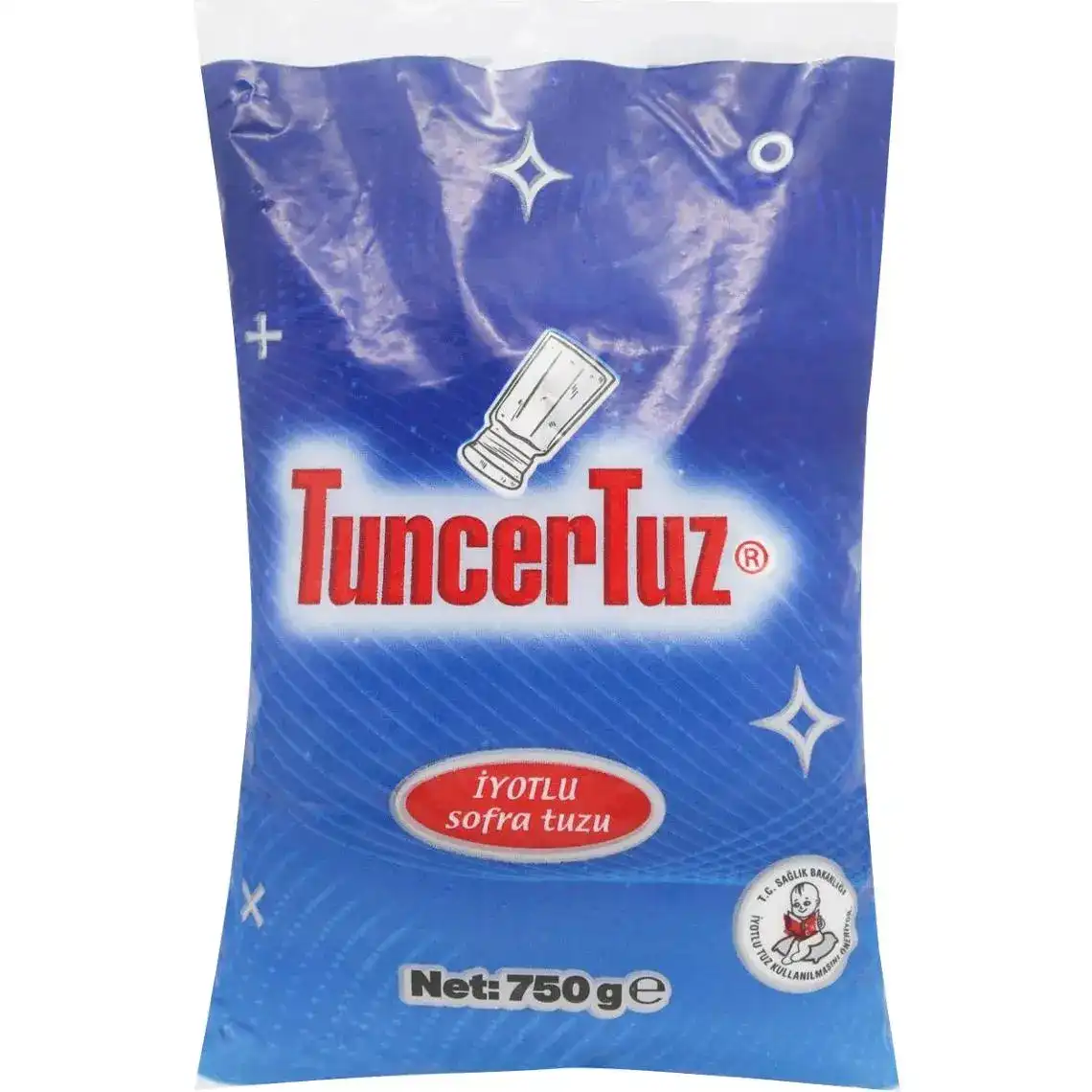 Сіль кухонна TuncerTuz йодована 750 г