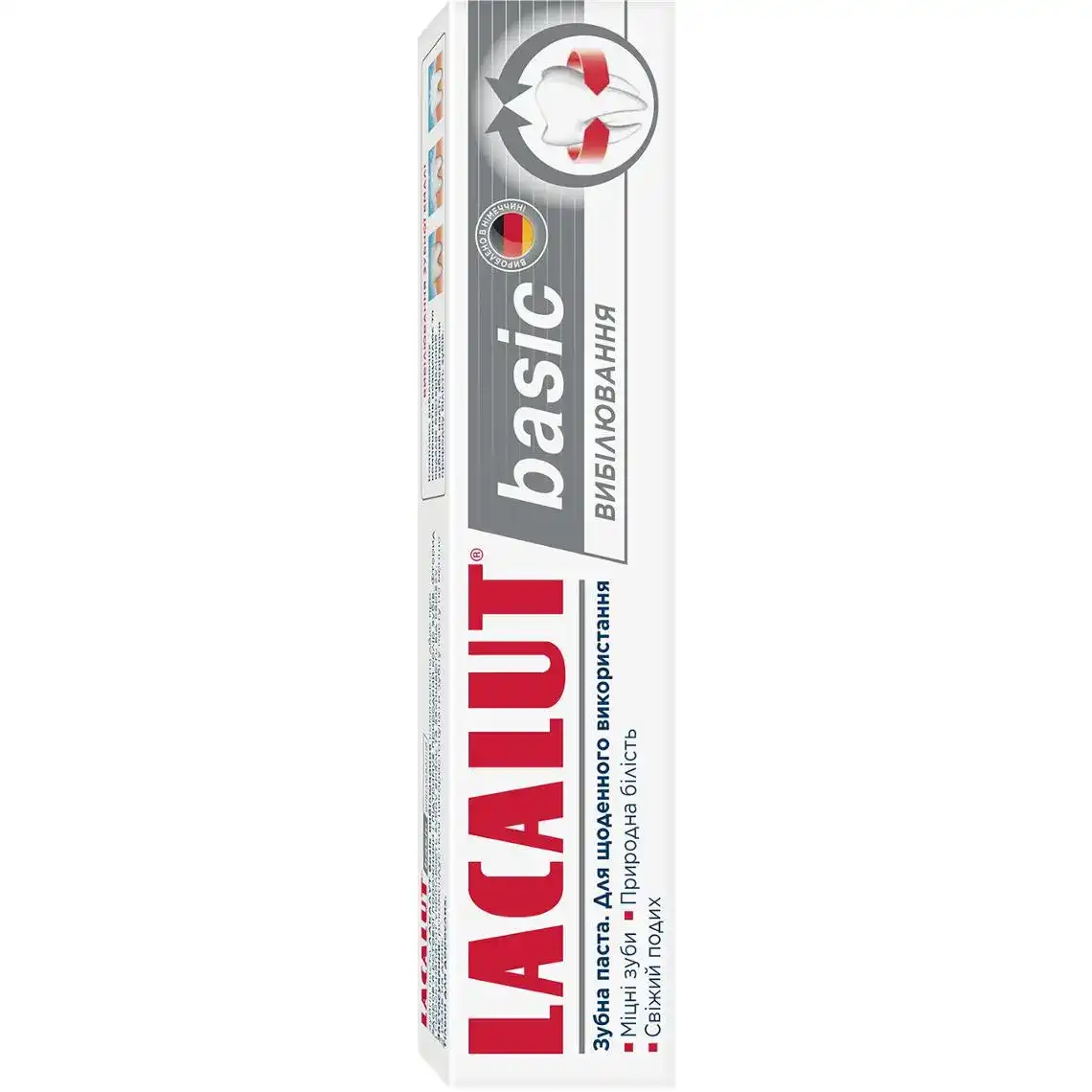 Паста зубна Lacalut Basic відбілювання 75 мл