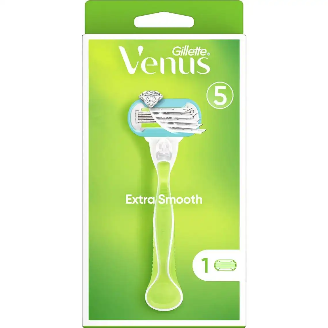 Станок для гоління Venus Extra Smooth жіночий з 1 змінним картриджем