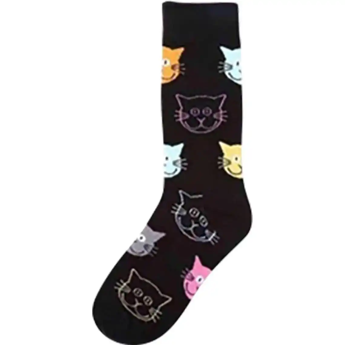 Шкарпетки жіночі класика коти чорні RT1322-016 р.36-39