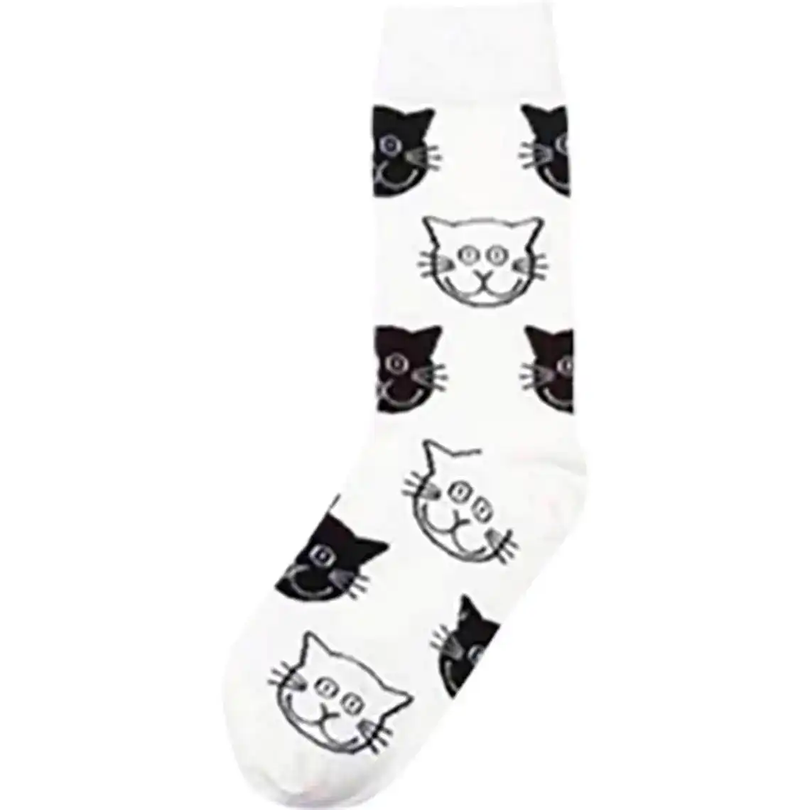 Шкарпетки жіночі класика коти білі RT1322-016 р.39-42