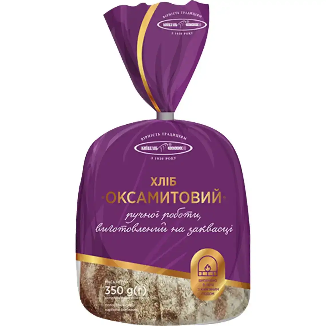Хліб Київхліб Оксамитовий житньо-пшеничний нарізний 350 г