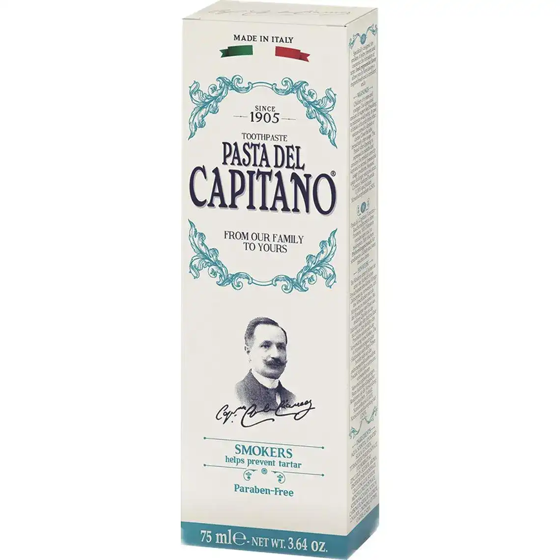 Зубная паста Pasta del Capitano Для курців 1905 75 мл
