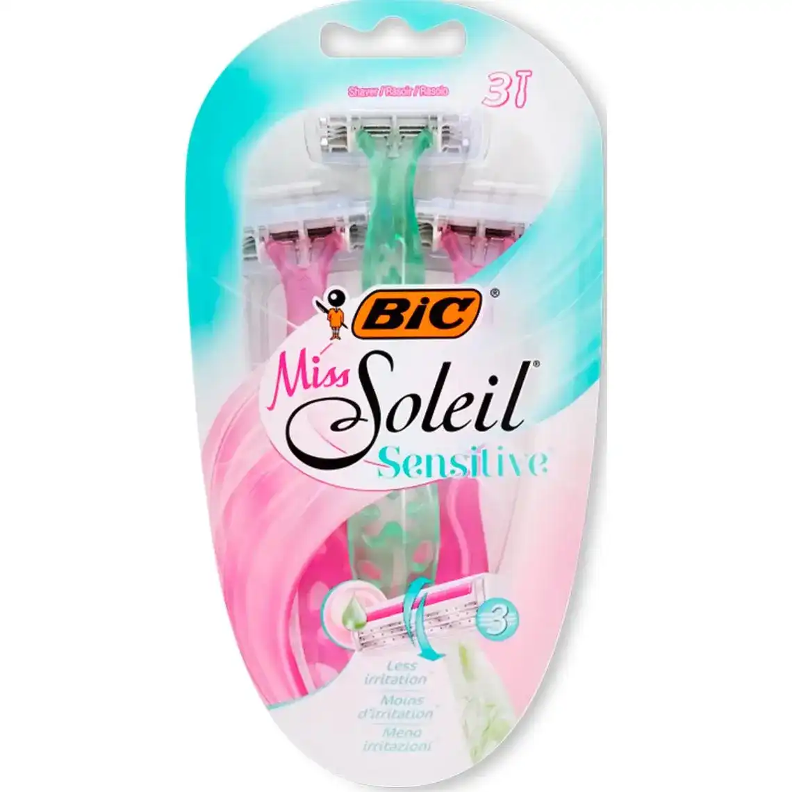 Станок для гоління Bic Miss Soleil Sensitive жіночий одноразовий 3 шт
